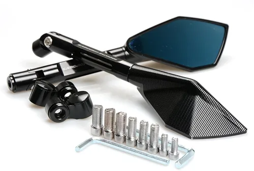 Accesorios CNC motocicleta retrovisor retrovisor espejo retrovisor lateral para Yamaha XP500 XP530 XT660/X/R/Z 04-17 YBR 125 para Suzuki GSXR 600