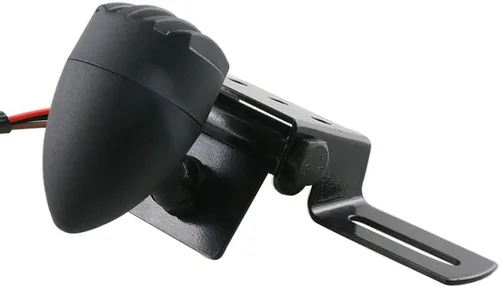 Miniatura 4 de KATUR 1 lámpara de freno para motocicleta de 12 V 10 W, licencia de freno compatible con Chopper Bobber Cafe Racer, carcasa de acero bala Motos