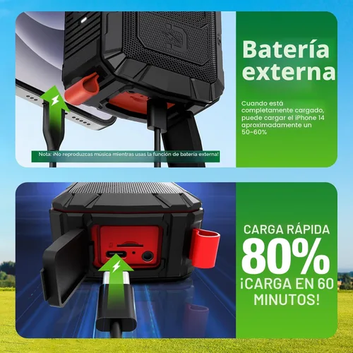 Miniatura 3 de Altavoz de golf Bluetooth magnético portátil profesional inalámbrico impermeable IPX6/a prueba de golpes de tercera generación altavoces magnéticos