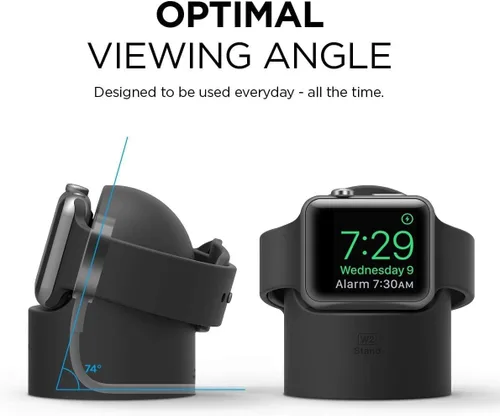 Miniatura 5 de elago W2 Soporte Carga Compatible con Apple Watch Series Ultra3/Ultra2/Ultra/11/10/9/8/7/6/5/4/3/2/1/SE3/SE2/SE1