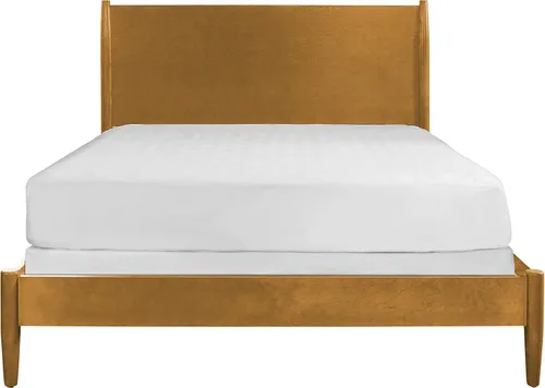 Miniatura 4 de Crosley Furniture Landon - Juego de cama de madera, bellota, tamaño Queen