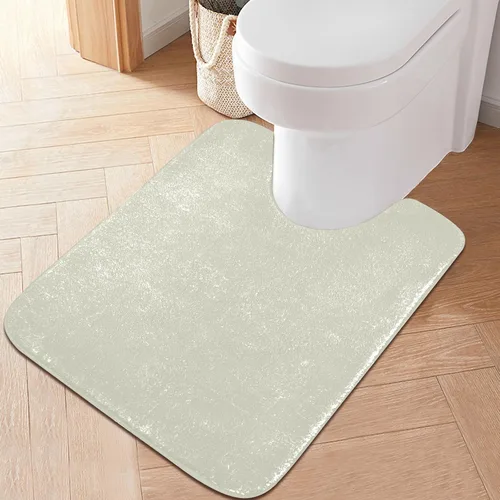 Miniatura 33 de Alfombra de baño amarilla, suave, absorbente, lavable a máquina, juego de alfombras de baño antideslizantes para puerta de baño, dormitorio