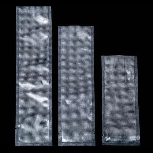 Miniatura 9 de Bolsas transparentes al vacío para guardar alimentos, bolsa selladora al vacío con parte superior abierta, bolsa selladora al vacío en relieve