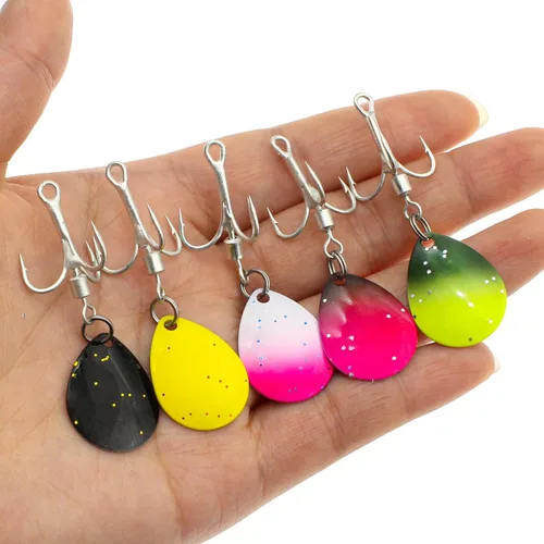 Miniatura 5 de Ganchos y señuelos con peso - Plantillas de pesca de trucha y lubina para agua dulce y salada