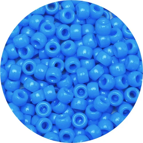 Miniatura 12 de Eppingwin 1000 cuentas de poni, cuentas, cuentas grandes de 0.24 x 0.35 pulgadas, cuentas para el cabello, cuentas para trenzas de cabello, cuentas