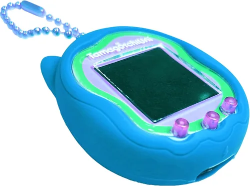 Miniatura 7 de Tamagotchi Uni Interactive Virtual Pet, protector de pantalla para Tamagotchi Uni Pet Band Accesorios (cubierta de silicona) (azul)