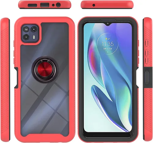 Miniatura 4 de Funda compatible con Xiaomi Poco M5s 4G, compatible con Redmi Note 10 4G / Note 10S 4G / Note 11 SE (India), funda para teléfono 3 en 1, color azul