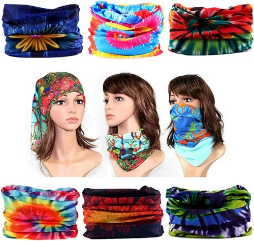 Zupro Diademas para hombre y mujer, protección solar, máscara facial, bandana deportiva, bufanda mágica, polaina para el cuello, para correr,