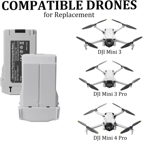 Miniatura 3 de Mini 4 Pro Batería Plus para DJI, Batería de Vuelo Inteligente de 3850mAh-7.38V Plus para Reemplazo de Serie de Dron DJI Mini 3 Pro 1 batería.