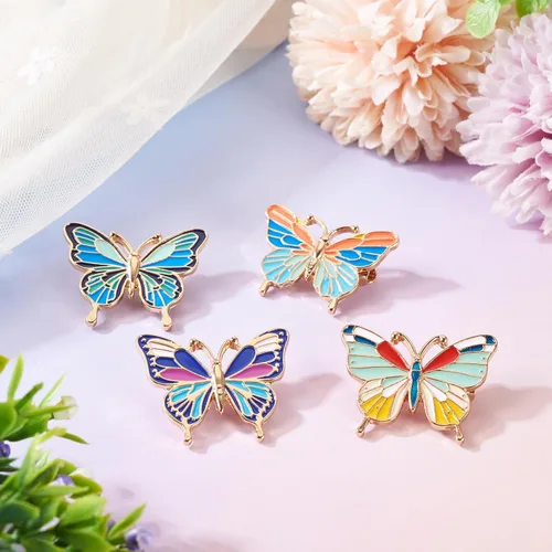 Miniatura 61 de Pandahall - Broches esmaltados de aleación con varios temas, broche de solapa, juego de pines esmaltados