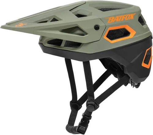 Casco de Bicicleta BATFOX, Casco de Bicicleta de Montaña para Hombres, Mujeres, Adultos y Jóvenes