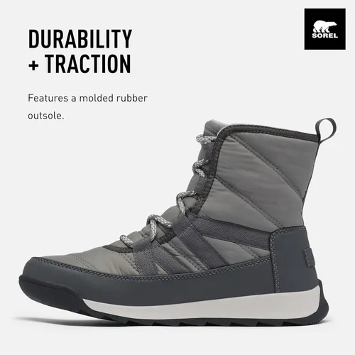 Miniatura 3 de SOREL Whitney Botas cortas con cordones para mujer, botas de invierno de nailon impermeables