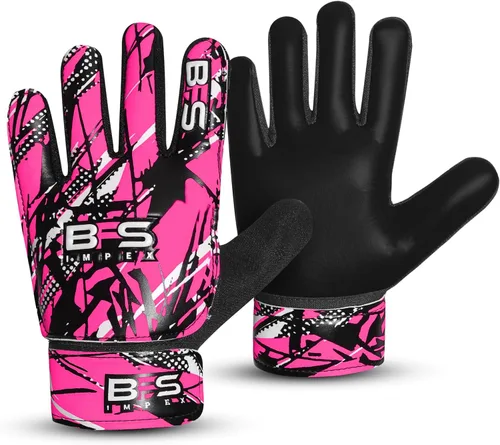 Miniatura 10 de Guantes de portero de fútbol para niños, guantes de portero de fútbol juvenil para niños, jóvenes y niños con palma de látex antideslizante fuerte