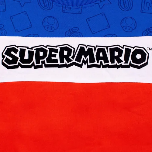Miniatura 3 de SUPER MARIO Conjunto de sudadera y pantalones deportivos para niños de 2 piezas