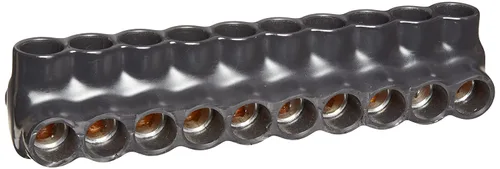 Miniatura 23 de Morris Productos 97643 Conector multi-cable, aislado, entrada dual, negro, 3 puertos, 250 - 6 rango de cables, 5/16" Allen Hex 3 Puertos, 250 - 6