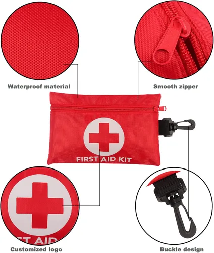 Miniatura 5 de Galaxylense 128 kits de primeros auxilios pequeños para supervivencia, emergencia, trauma, militar, táctico, escuela médica, oficina, hogar, caza