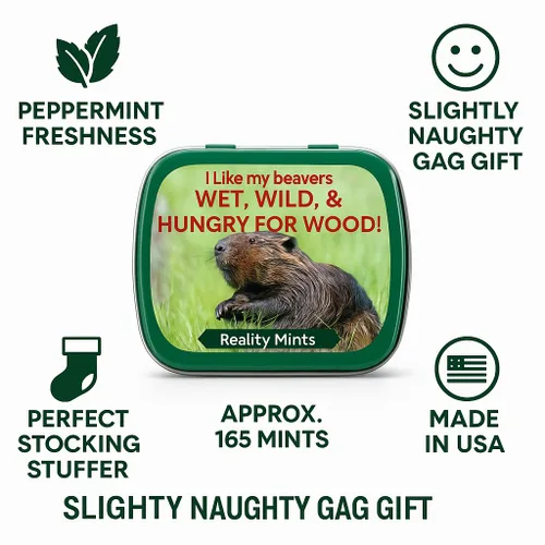 Miniatura 6 de I Like Beavers Mentas para amigos, regalos de Pascua para adultos, rellenos de calcetines traviesos, mejor amigo para hombres, mentas