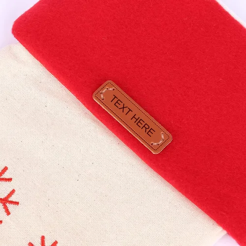 Miniatura 5 de Etiquetas de ropa personalizadas, cuero personalizado y etiquetas de tejer (10PCS)
