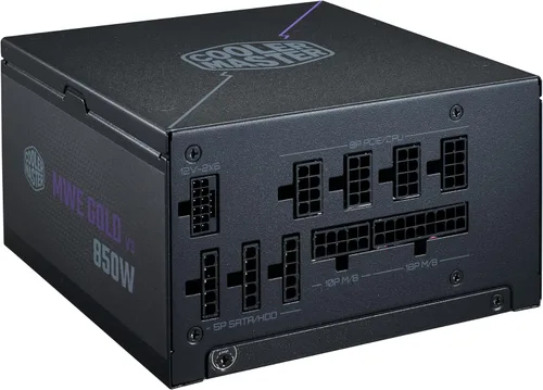 Miniatura 15 de Cooler Master MWE Gold 850 V2 PSU Full Modular, 850W, 80+ Gold, Diseñado para Nvidia RTX 5080 AMD RX 9070 XT, 2 Conectores EPS, Ventilador HDB
