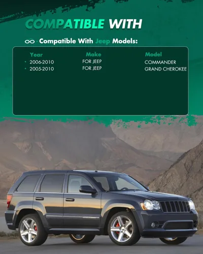 Miniatura 2 de SCITOO Kit de elevación y nivelación de 2 pulgadas (5 cm) con espaciador de suspensión delantero para Jeep Grand Cherokee 2005-2010, para Jeep