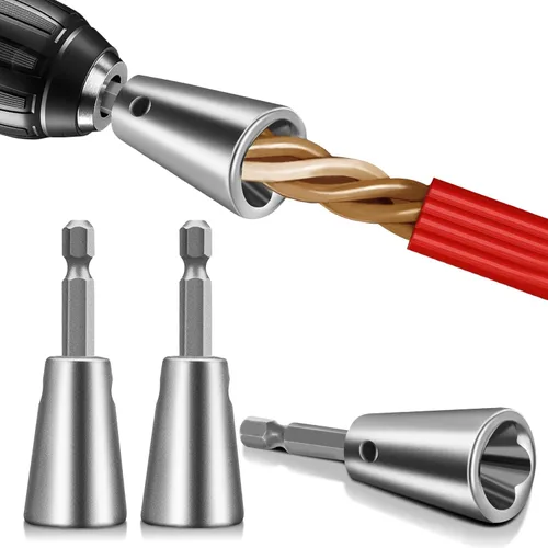 Miniatura 7 de BURMONG Paquete de 25 tuercas de alambre, conectores de cable eléctrico para 10-22 AWG, tapas de alambre giratorias con resorte, kit surtido