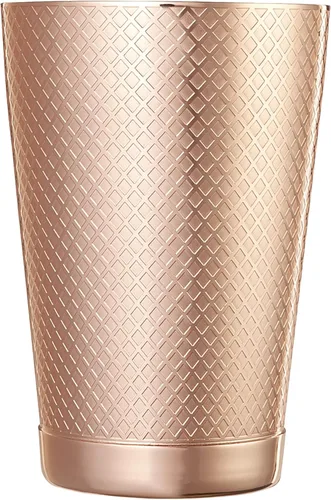 Barfly Agitador de celosía de diamante de 18 oz, chapado en cobre