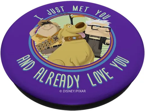 Miniatura 2 de Disney Pixar Up Russell Carl Dug I Just Met You And Love You - PopSockets Grip and Stand for Phones and Tablets