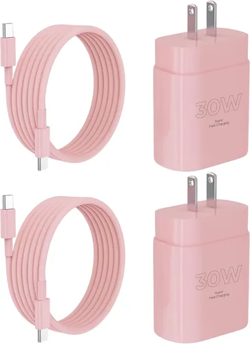 Miniatura 12 de Cargador para iPhone 17 16 15 cable de carga rápida de 10 pies, bloque de cargador USB C de 30 W para i Phone 15 16 16e 17 Air Plus Pro Max/iPad
