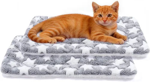 Miniatura 39 de Mora Pets Cama para Perros Almohadilla para Jaula Cama Ultra Suave para Mascotas con Bonito Estampado de Estrellas Alfombrilla Lavable para Jaula