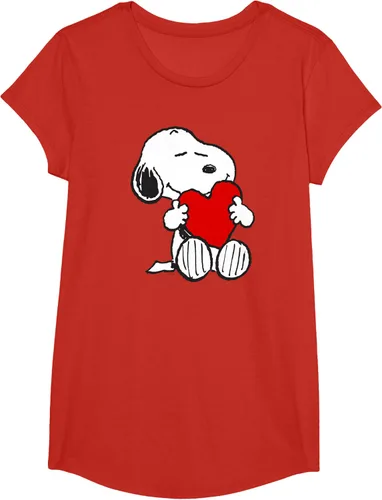 Miniatura 16 de Peanuts Camiseta de San Valentín Snoopy Hugging Heart, Negro