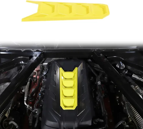Miniatura 8 de Daeiclru Cubierta de cubierta de motor compatible con Chevrolet Corvette C8 2020-2023, cubierta de panel de bahía de motor de plástico ABS (azul)
