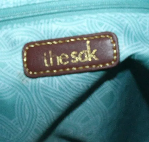 Miniatura 4 de The Sak Silverlake Bolso Hobo de piel con retazos en Cabernet (púrpura)