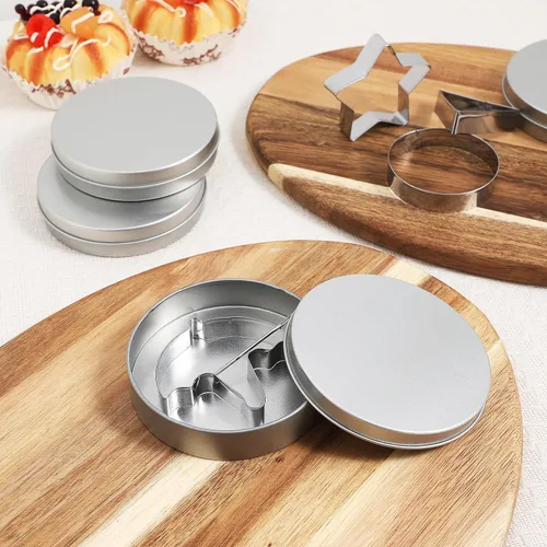 Miniatura 4 de PRETYZOOM Dal-gona - Juego de 12 herramientas para hacer dulces de azúcar coreanos, moldes de acero inoxidable con paraguas, triángulo, molde