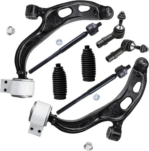 Miniatura 72 de Detroit Axle - Kit de brazos de control de extremo delantero de 8 piezas para Dodge Dakota 00-04, Durango 00-03, 4 brazos de control superior e