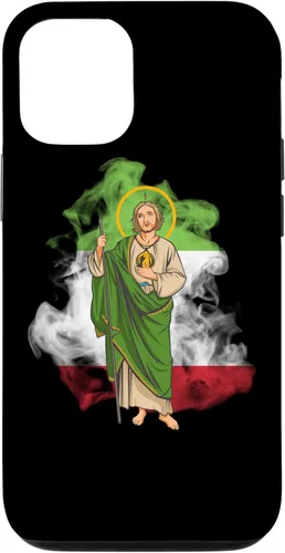 Miniatura 27 de Funda para iPhone 14 San Judas Tadeo con Bandera de México