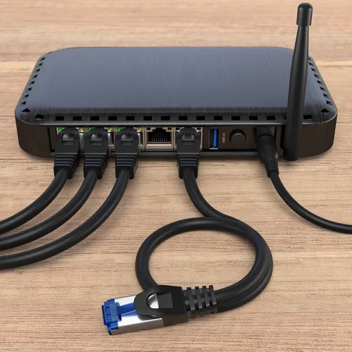 Miniatura 5 de KabelDirekt – Cable de red – 10Gbps, para máxima velocidad de Internet de fibra óptica – 33 pies, disponible en 1-100 pies – Cable Ethernet y LAN