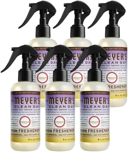 Miniatura 63 de Mrs. Meyer's Clean Day - Ambientador en espray, atomizador sin aerosol infundido con aceites esenciales, albahaca, 8 onzas líquidas