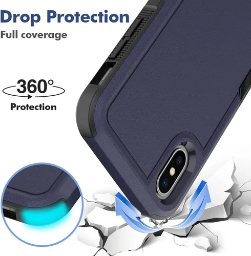 Miniatura 91 de Jeylly Funda para iPhone SE/Funda para iPhone 5S, Exterior de Plástico Duro que Absorbe Golpes + Interior de Silicona de Goma Defensor contra