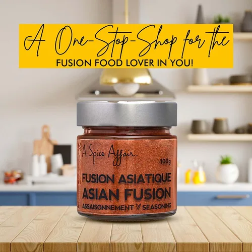 Miniatura 3 de A Spice Affair 's Asian Fusion - Mezcla de condimentos inspirados en Asia oriental sabrosa, aromática y rica en Umami, totalmente natural, sin OMG