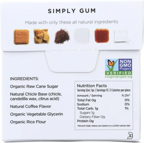 Miniatura 2 de Simplygum Gum Café Natural, 15