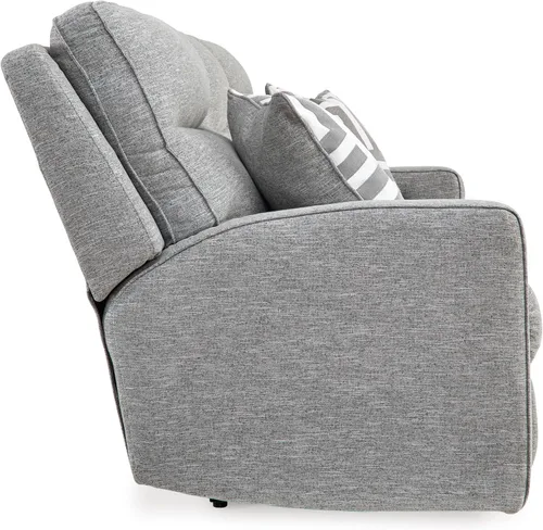 Miniatura 11 de Signature Design by Ashley Biscoe - Sofá reclinable eléctrico, reposacabezas de fácil vista y reclinable de gravedad cero, poliéster Nuvella