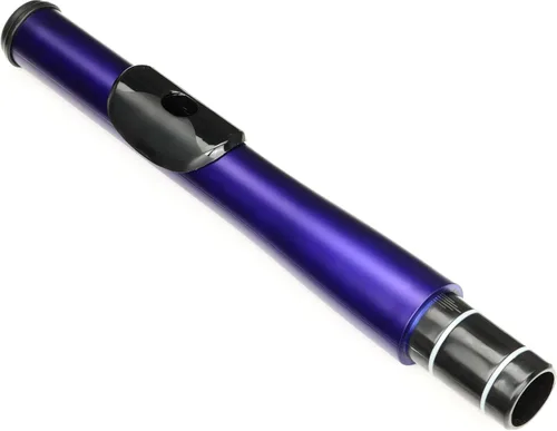 Miniatura 3 de Nuvo Flauta estudiantil - Azul metálico/negro, articulación de cabeza recta, pie C, almohadillas de silicona cómodas, impermeables