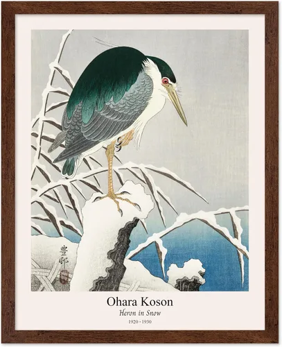 Miniatura 12 de Poster Master Vintage Ohara Koson Poster - Retro Blooming Lotus Flowers Print - Japanese Art - Flower Illustration - Aesthetic Design - Floral