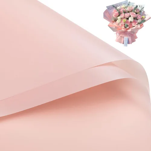 Miniatura 8 de Gloreyan 20 hojas de papel de regalo de flores negras, ramo de floristería para manualidades, ramo de flores frescas, envoltura impermeable, caja