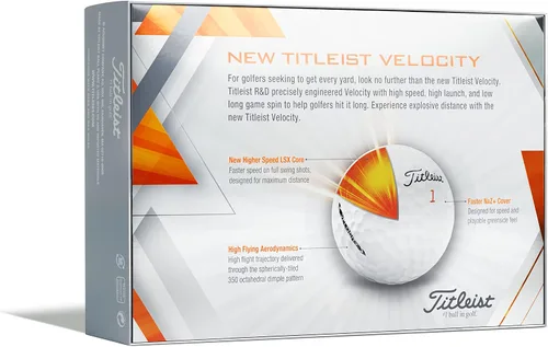 Miniatura 7 de Pelotas de golf Titleist Velocity Blanco