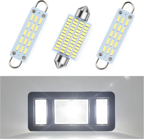 Miniatura 6 de Cubiertas de luz de cúpula de mapa para techo interior, repuesto de lente transparente compatible con K1500 K2500 C1500 C2500 1988-2000, Chevy