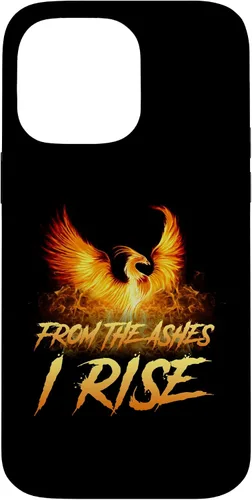 Miniatura 21 de Funda de regalo motivacional para iPhone 13 Pro Max From the Ashes I Rise Phoenix Bird