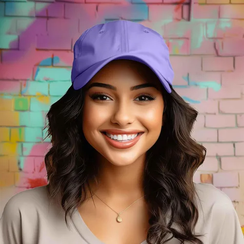 Miniatura 20 de DALIX Gorra de béisbol para papá, lisa, para hombre, mujer, algodón, ajustable, en blanco, sin estructurar, suave
