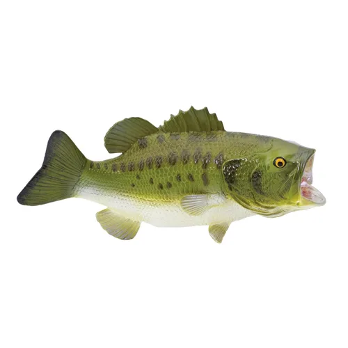 Safari Ltd. Figura de Lucioperca de boca grande - Modelo de 15,87 cm pintado a mano, auténtica figura de juguete divertida y educativa para niños,