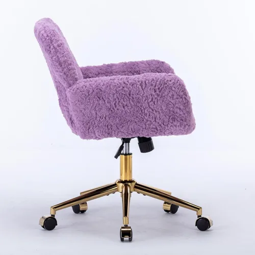 Miniatura 3 de Chair Office Simple Modern Gaming Chair Comfy Silla para escritorio Work Chair Ergonomic Office Chair for Adult, Student,Bedroom,Home Violet